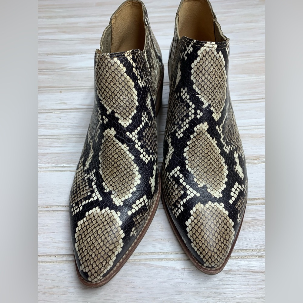 Madewell Python Print Ankle Boots - image 3